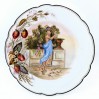 Haviland Limoges - ręcznie malowany talerz z 1885 roku
