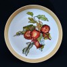Furstenberg talerzyk deserowy - malowane rajskie jabłuszka o średnicy 18 cm
