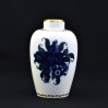 Jugendstil wazon marki Heubach ręcznie zdobiony i malowany kobaltem