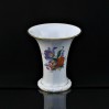 Szlachetny wyrób z kremowej porcelany - dekorowany kwiatami i złoceniami wazon MARIA ROSENTHAL