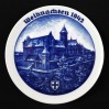 Rosenthal Weihnachten 1942 talerz kolekcjonerski z widokiem Zamku w Malborku