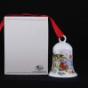 Flisacy przy choince na porcelanowym dzwonku 1998rok Hutschenreuther