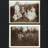 Rodzinne ujęcia na łonie przyrody na czarno białych zdjęciach