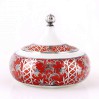 Rzadka bomboniera Art Deco z lat 20/30 XX w. - porcelana K&A Krautheim Selb Bavaria w srebrze