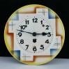 Art Deco kuchenno-jadalniany zegar ceramiczny