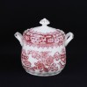 Unikatowa cukierniczka porcelanowa China Rot