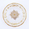 1880-1900 JS Suliszów Zofiówka ! Złota patera ze śląskiej porcelany - UNIKAT 