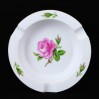 Meissen porcelanowa popielniczka różana - ręcznie malowana