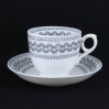 Antyk Filiżanka Brown Westhead Moore MILAN Transferware Wiktoriańska XIX w