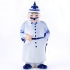 Prusak wąsaty żołnierz - porcelanowa figurka