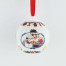 Porcelanowa bombka z ilustracją pieczenia ciasteczek