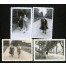 Komplet czterech czarno białych fotografii z lat 1936-1937