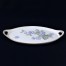 Efektowna paterka wykonana została z czechosłowackiej porcelany w białym kolorze