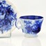Znakomity detal biało-niebieskiej ceramiki z XIX wieku
