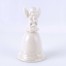 Porcelanowy dzwonek vintage z aniołem – retro ozdoba kolekcjonerska shabby chic
