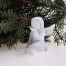Nieszkliwiona porcelana biskwitowa marki Rosenthal - figuralne putto