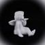 Putto przesyła buziaka - figurka biskwitowa Rosenthal
