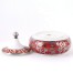 bomboniera porcelanowa Krautheim Selb Bavaria - charakterystyczny kształt "donut" Art Deco, dekor Spahr Silber Auflage 1000/1000 - czyste srebro galwaniczne. Piękny kontrast vermilonu i srebra.