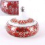 Bomboniera K&A Krautheim Selb Bavaria porcelanowe Art Deco w srebrze Silver Overlay