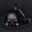 Historyczny telefon W38 z 1953 roku, szklane dzwonki, charakterystyczna forma, produkcja NRD RFT