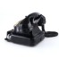Retro telefon model z szklanymi dzwonkami w narożnikach frontu