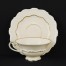 ORYGINAŁ 100% ★ Duo Carstens Sorau fason Kavalier z lat 1925-39. Porcelana ecru ze złoceniem. Stan bardzo dobry