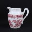 mlecznik porcelanowy China Rot Oscar Schaller Schwarzenbach. Sygnowany, dekorowany ręcznie, z lat 1915-1922.