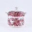 cukierniczka China Rot porcelana, kolekcjonerska z lat 1910-1945, zdobiona karminem i złoceniem