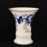 wazon Rosenthal - perła niemieckiej porcelany! Romantyczny wzór niebieskich róż z ręcznym wykończeniem złotem. 