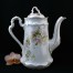 Piękny neorokokowy dzbanek do kawy ze śląskiej porcelany