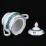 cukiernica porcelana Rosenthal barokowy design zielony wianek 