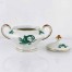 Elegancka cukierniczka z porcelany śląskiej zdobiona smokiem - idealna na wyjątkowe okazje