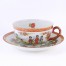 cztery gejsze: herbaciana filiżanka porcelanowa