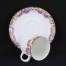 duet do mokki Fraureuth Saxony – cienkościenna porcelana w róże