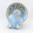 Biała, ręcznie malowana i złocona porcelana rosyjska