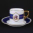 Unikalna porcelana Rosenthal z owalnym medalionem przedstawiającym sceny miłosne. Grubościenna forma typu litron
