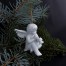 Aniołek z białej biskwitowej porcelany