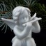 Muzykujący aniołek - porcelan biskwitowa 