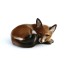 Porcelanowy rudy lis