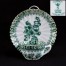 sygnowana porcelana śląska w orientalnym stylu China Grun