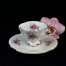 Motyw kwiatowy i złocenia na porcelanie