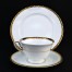 Trio Rosenthal empire -ze złoto czarnym ornamentem