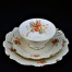 Dekoracyjny i cenny zestaw śniadaniowy z porcelany Sorau