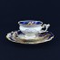 Trio śniadaniowe ze szlachetnej porcelany z Górnego Śląska