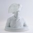 Białe popiersie Fryderyka II z porcelany śląskiej Tielsch Altwasser 1939