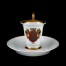 Unikatowa zabytkowa filiżanka z herbem miasta Glatz (Kłodzko) z lat 1927-1945. Wysokiej jakości porcelana Baensch Lettin ze złoceniami 24k. Rzadki kolekcjonerski okaz w doskonałym stanie. Kup już teraz!