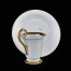Unikatowa filiżanka kolekcjonerska z herbem Kłodzka (Glatz), porcelana Baensch Lettin, złocone dekoracyjne uszko