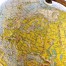 Zbliżenie na Europę - wypukła mapa na globusie