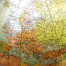 Zbliżenie na Europę na starym Globie Columbus