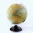 Stylowy globus z mapą polityczną świata